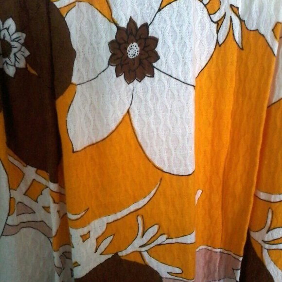 Vintage Conrad 1960's Flower Power Dress - Picture 4 of 9